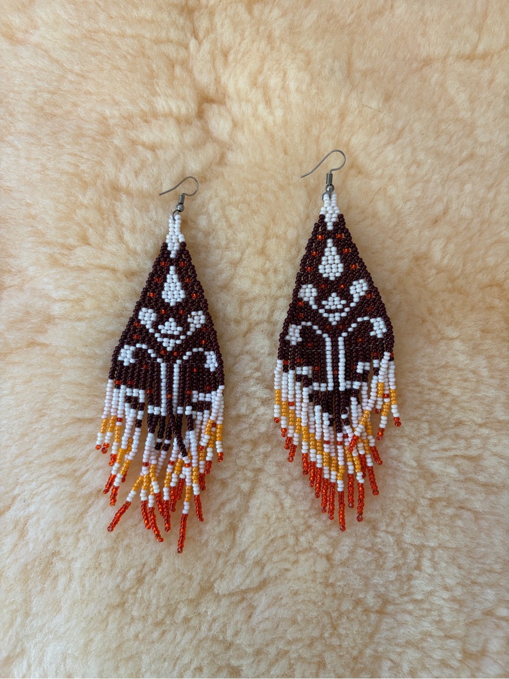 Handmade beaded earrings